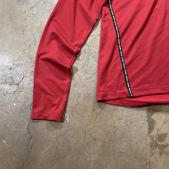 Arizona Cardinals Nike Fleece Mens Large 1/4 Zip Red NFL Pullover - Picture 5 of 6